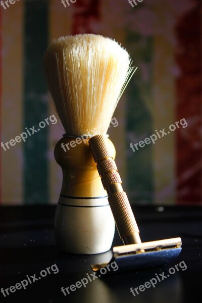 Razor Shaving Brush Holders Hair Shaving Retro