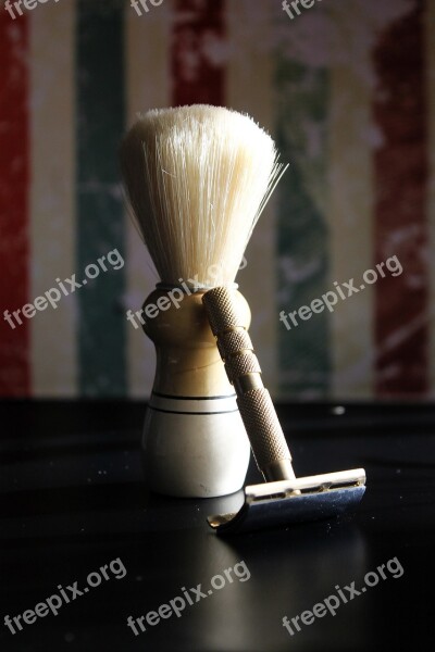 Razor Shaving Brush Holders Hair Shaving Retro