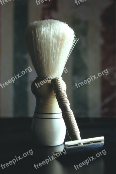 Razor Shaving Brush Holders Hair Shaving Retro