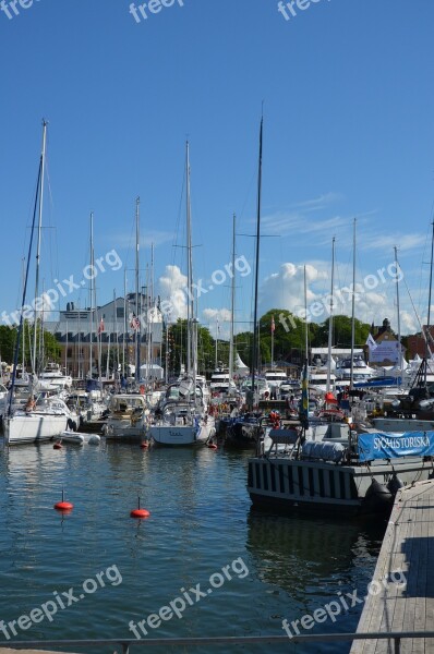 Almedalen Valley Visby Port Sailing Free Photos