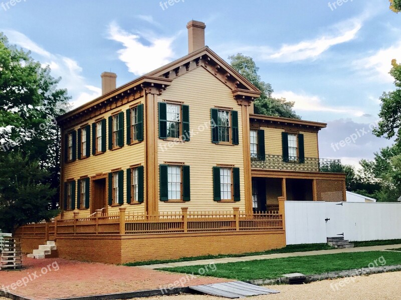 Lincoln Home Springfield Illinois Abraham Lincoln House