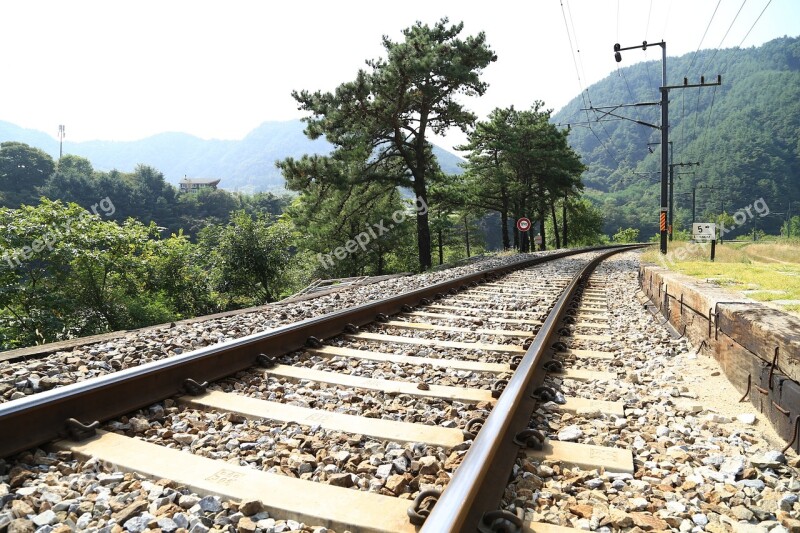 Railway The Train Path Train Transport Travel