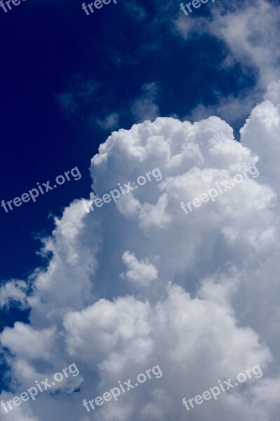 Clouds Cumuli Sky Summer Free Photos