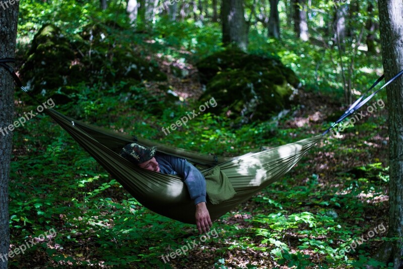 Outdoor Hammock Bushcraft Survival Stock