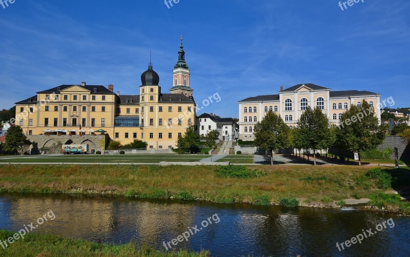 Greiz Thuringia Germany Castle Town On The Lower Castle Free Photos