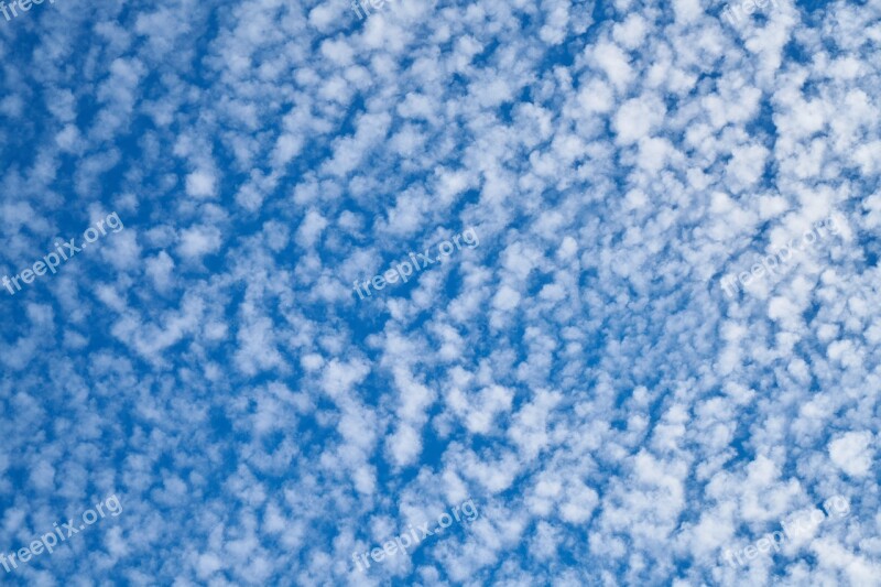 Cloud Blue Sky Clouds Nature