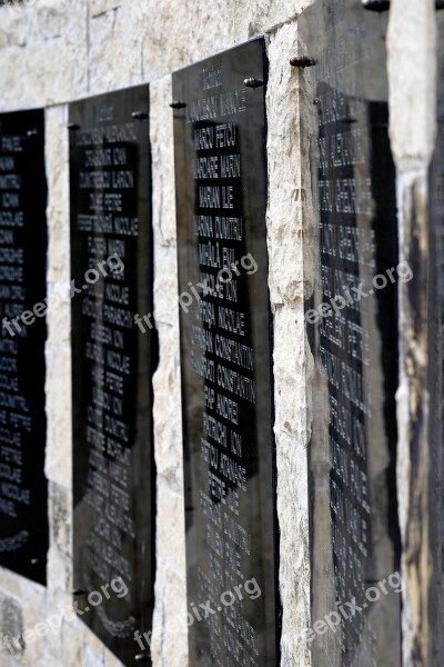 Monument Name Memory The Holocaust Memorial