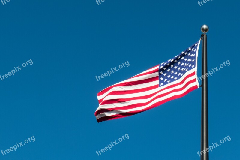 America Flag Old Glory Stripes Stars