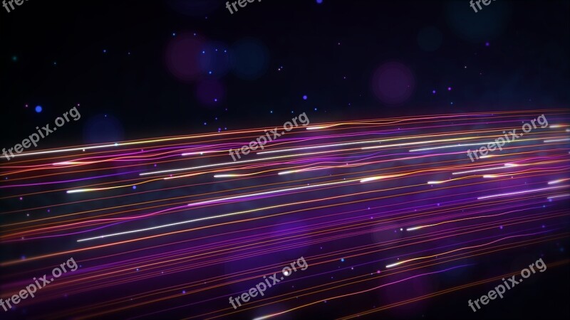 Abstract Cosmos Space Particle The Effect Of