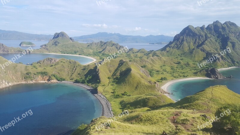 Padar Island Komodo National Park Flores Island Indonesia Southeast Asia