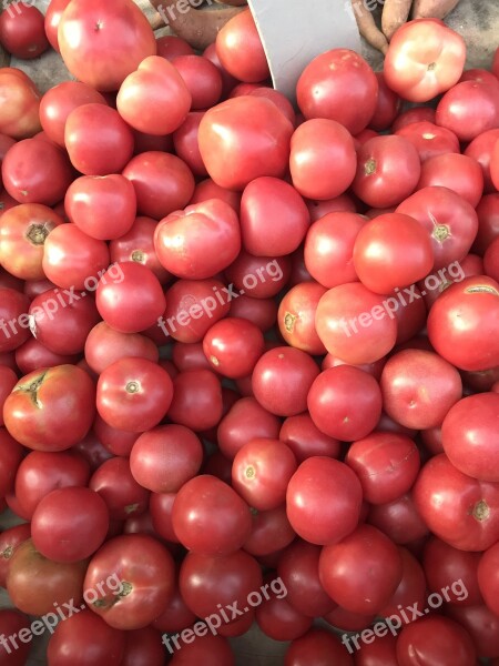 Tomato Red Markets Fruits And Vegetables Free Photos