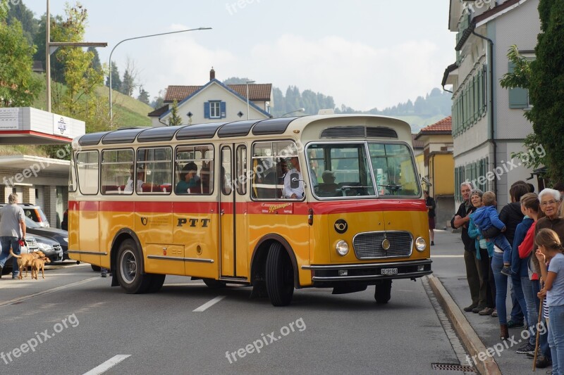 Postauto Truck Acid Oldtimer Old