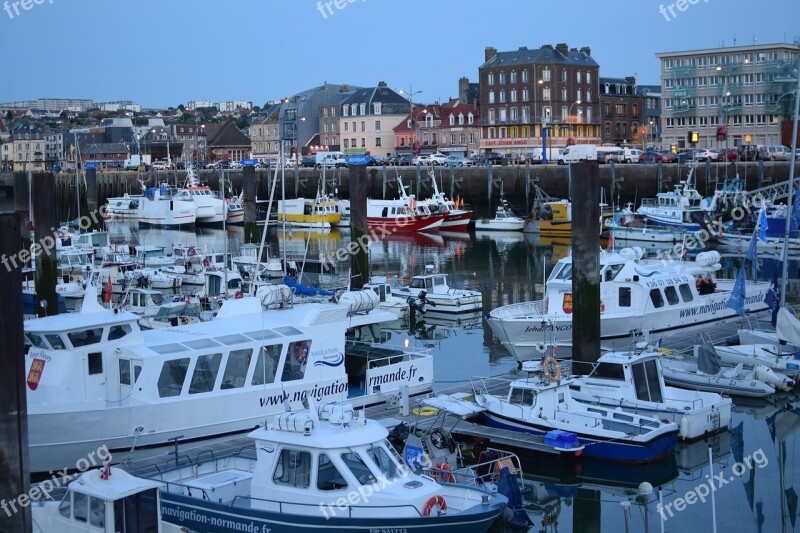 Port Boats Holiday Ebb Dieppe