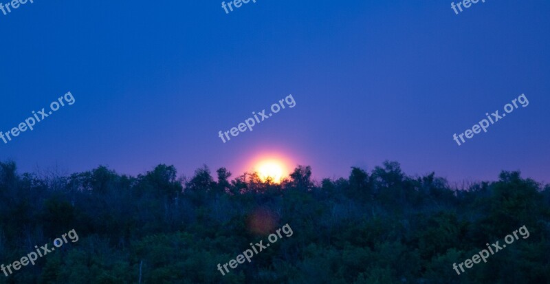 Good Night Evening Sunset Night Sky