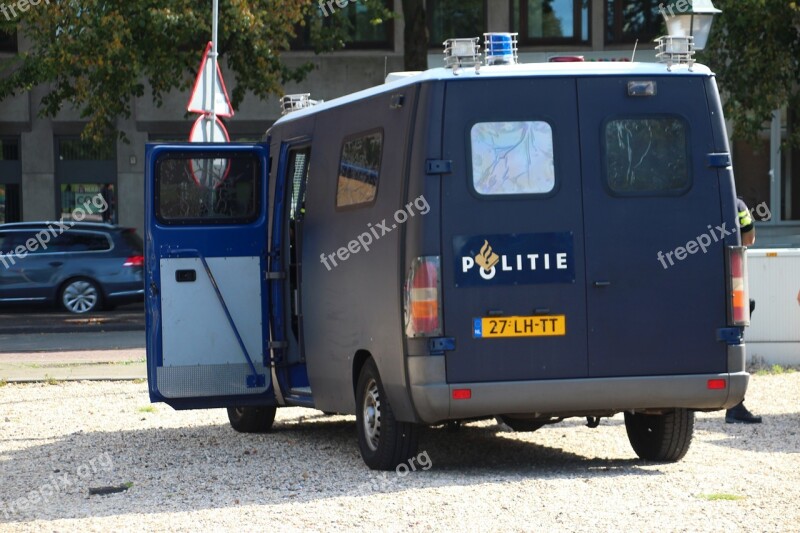 Police Vehicle Mobile Unit The Hague Free Photos