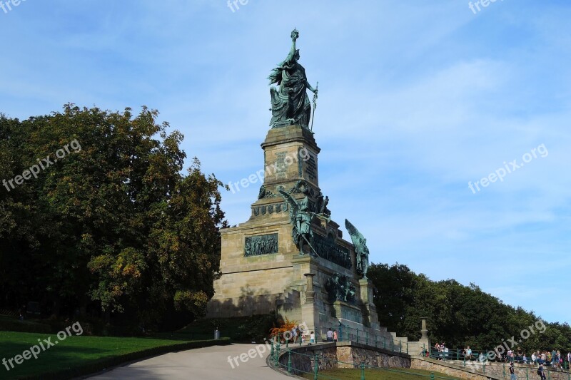 The Niederwalddenkmal Rhine Rudesheim Monument Free Photos