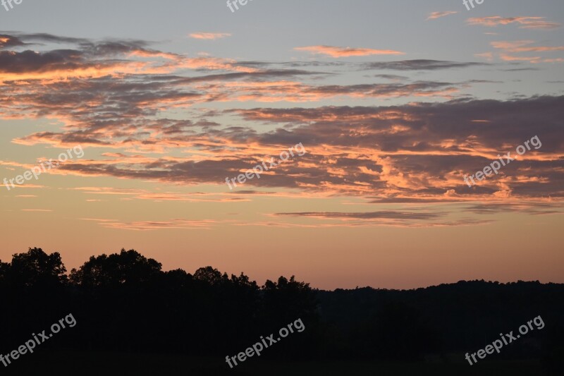 Sunset Farm Kentucky Free Photos