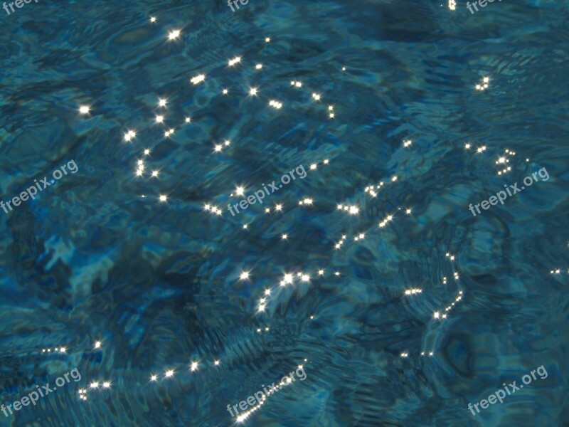 Water Shines Star Swimming Pool Brilliant