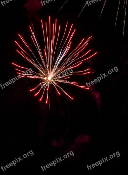 Fireworks Pyrotechnics Light Explosion Night