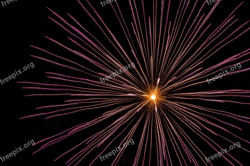 Fireworks Pyrotechnics Light Explosion Night