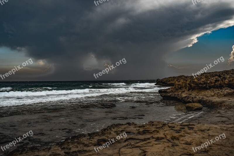 Overcast Sky Clouds Storm Nature