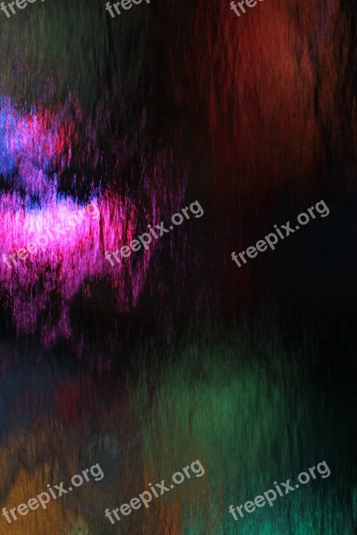 Abstract Colours Water Blurred Artistic