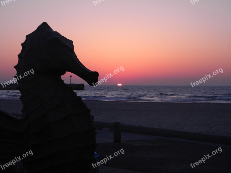 Sunset Sea Evening Shore Sunset On The Sea Landscape