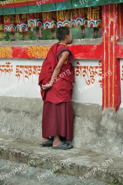 Rumtek Buddhist Monk India Buddhism