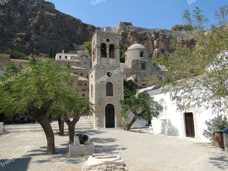 Monemvasia Castle Greece Free Photos