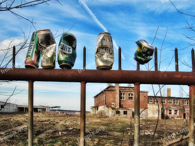 Factory Building Old Lapsed Ruin