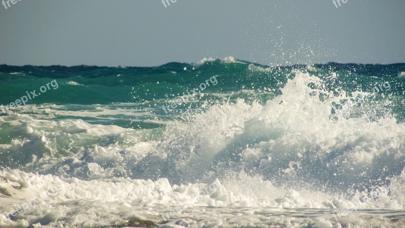 Cyprus Ayia Napa Waves Smashing Foam