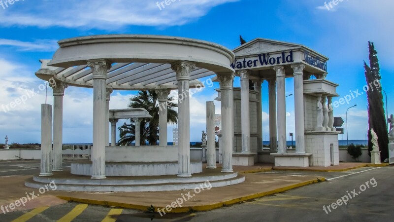 Cyprus Ayia Napa Water World Columns Peristyle