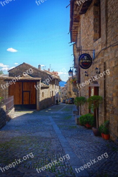 Cobbled Stones Paving Cobblestone Street