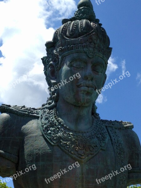 Bali Indonesia Statue Garuda Wisnu Kencana Free Photos