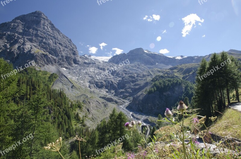 Ortler Mountains The Alps Stelvio Italy