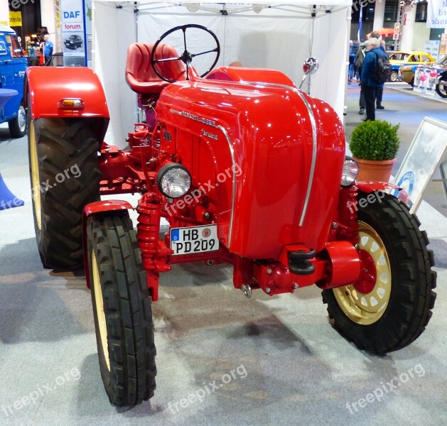 Fair Exhibition Oldtimer Tractors Tractor