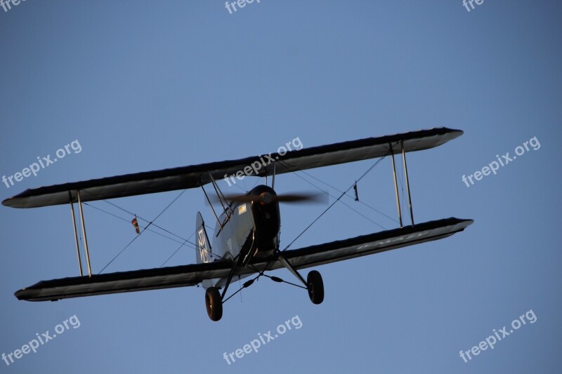 Double Decker Aircraft Propeller Plane Oldtimer Free Photos