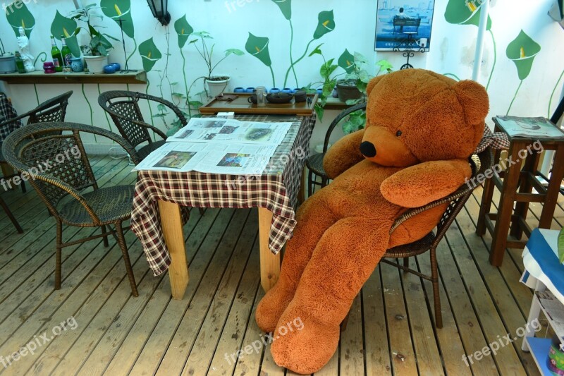 Teddy Bar Lonely Bear Free Photos