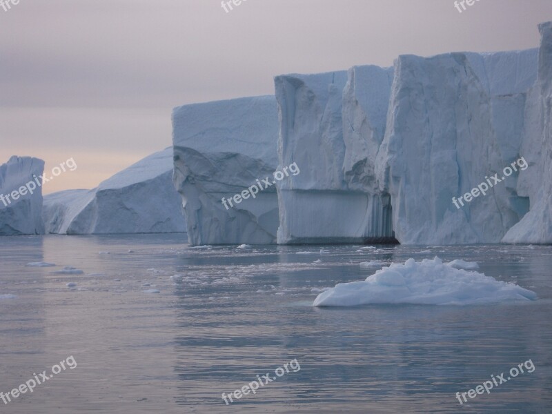 Nature Scenic Iceberg Glitter Greenland