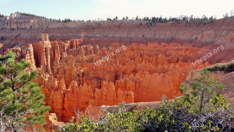 Usa National Park Bryce Canyon Nature Rock