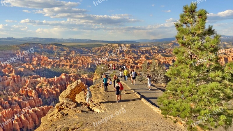 Usa National Park Bryce Canyon Nature Rock