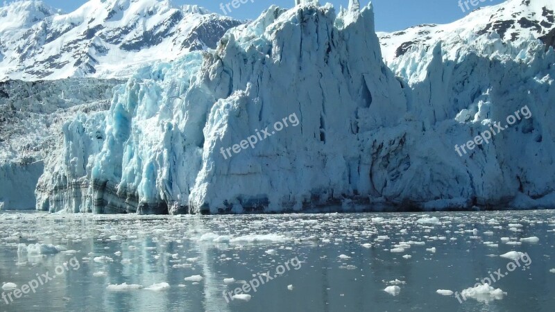 Glacier Alaska Surprise Glacier Nature Winter