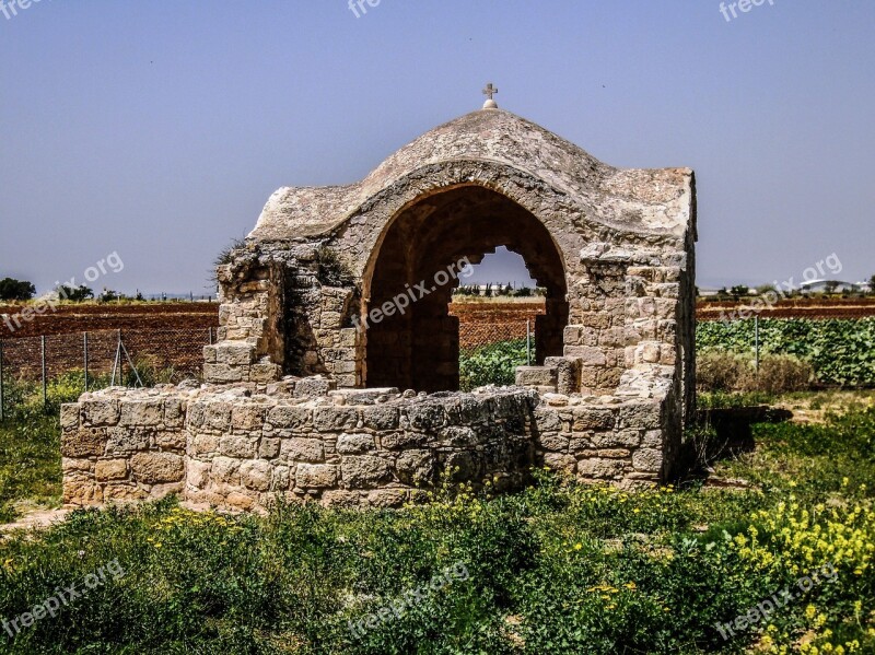 Cyprus Sotira Chapel Ruins Orthodox