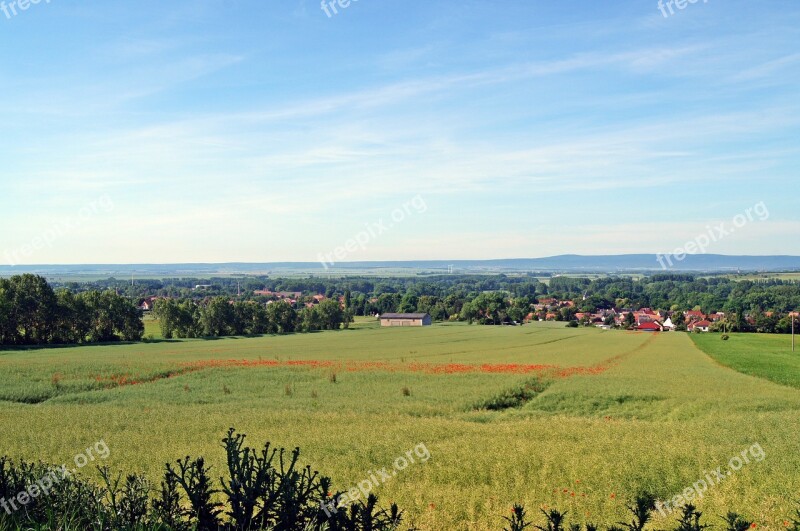 Before Resin Landscape Field Germany Vision