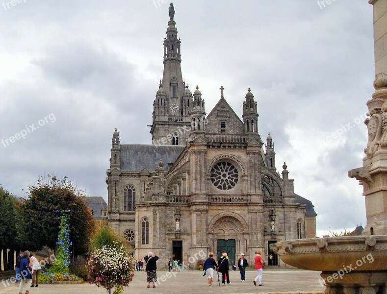 Brittany Religion Ste-anne D'auray Auray Church