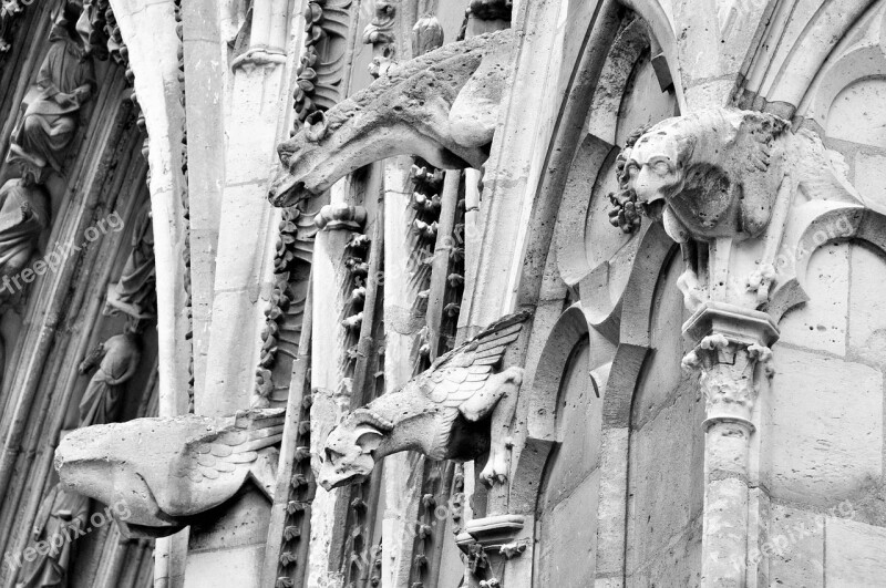 Paris Cathedral Notre-dame France Architecture