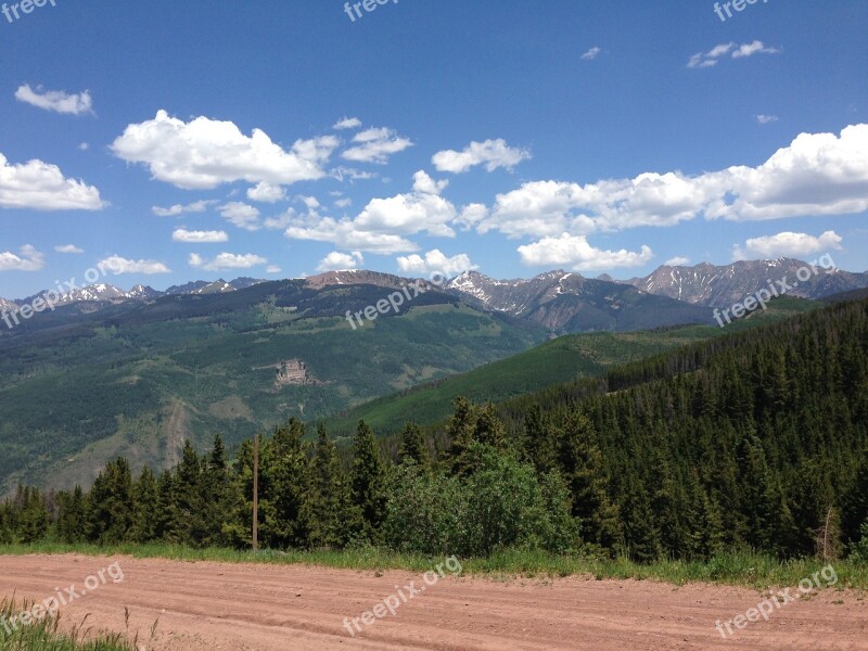 Colorado Mountains Vacation Travel Forest Summer