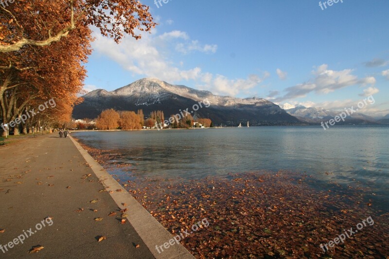 Annecy Lake Annecy Water's Edge Free Photos