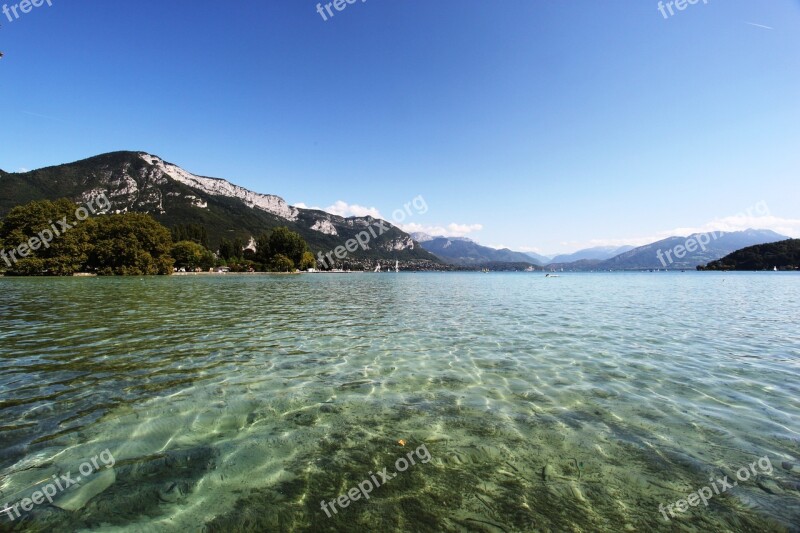 Annecy Lake Annecy Water's Edge Free Photos