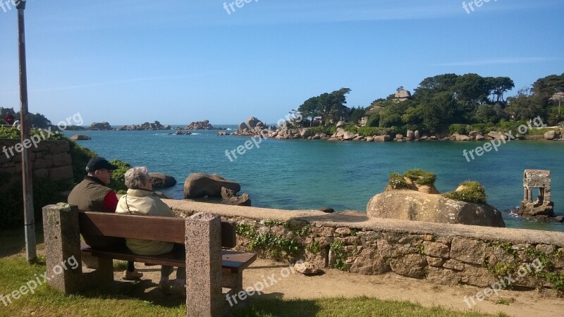 Perros Guirec Bretagne France Cotes